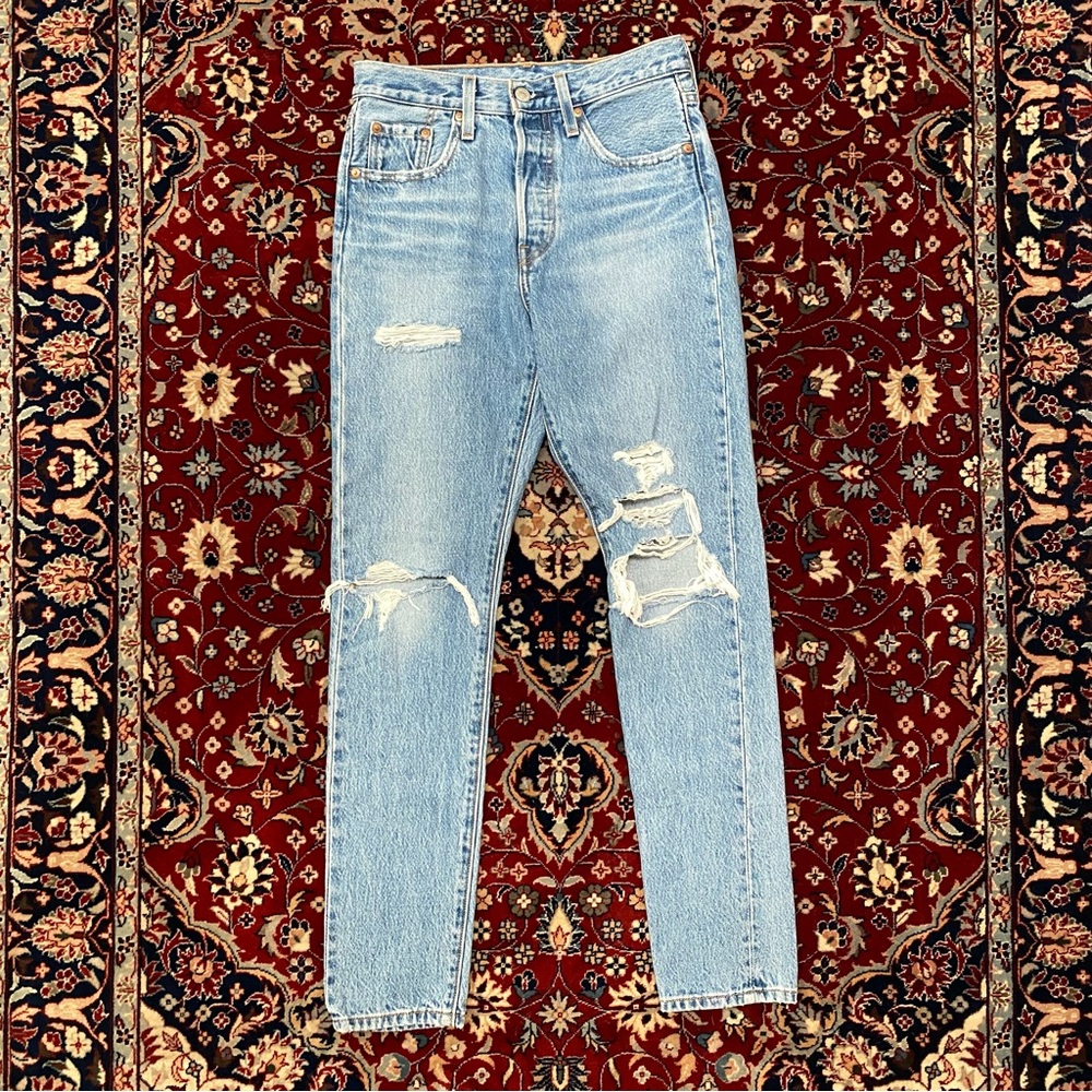 levi’s 501 high rise jeans